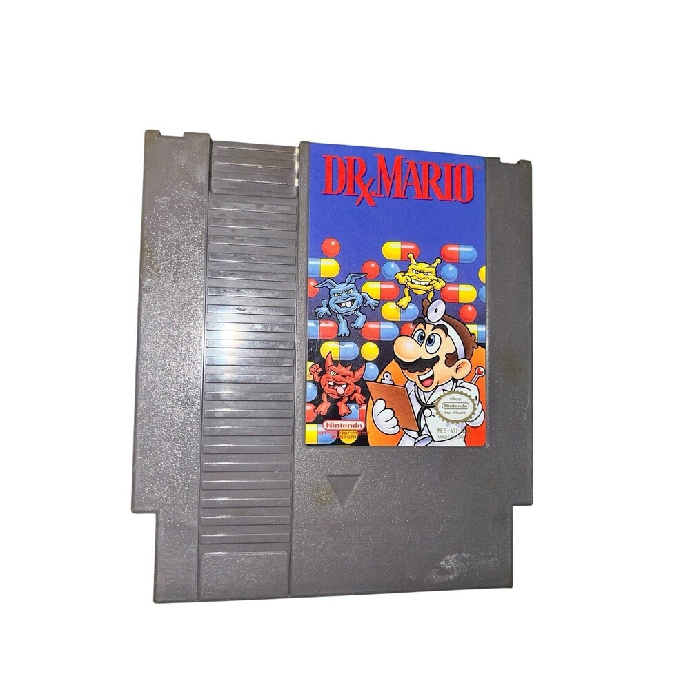 Dr. Mario Nintendo NES Video Game Cartridge Puzzle Classic AS IS UNTESTED